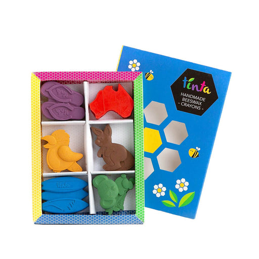 Tinta Beeswax Crayons - Australian Bush and Beach - 6 pack Tinta Crayons