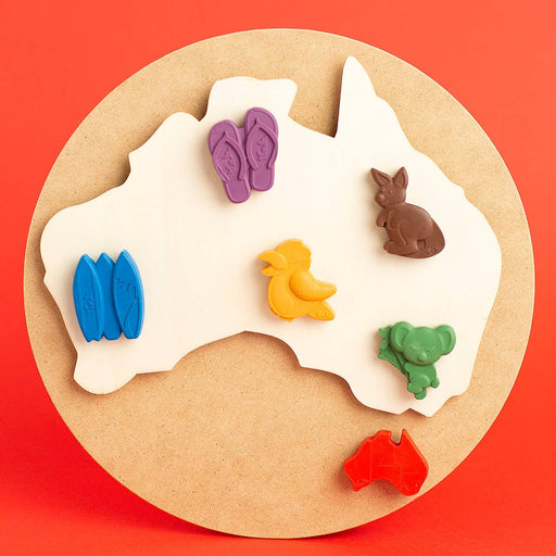 Tinta Beeswax Crayons - Australian Bush and Beach - 6 pack Tinta Crayons