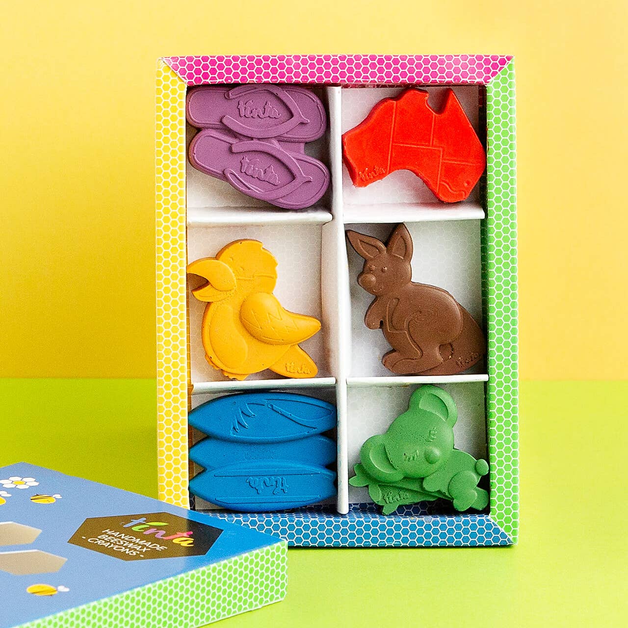 Tinta Beeswax Crayons - Australian Bush and Beach - 6 pack Tinta Crayons