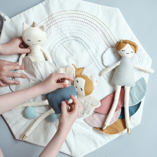 Fabelab Activity Blanket Travel Size - Rainbow-Fabelab-Hello Charlie