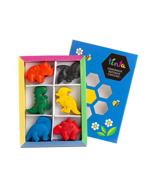 Tinta Beeswax  Crayons - Dino Mountain - 6 pack Tinta Crayons