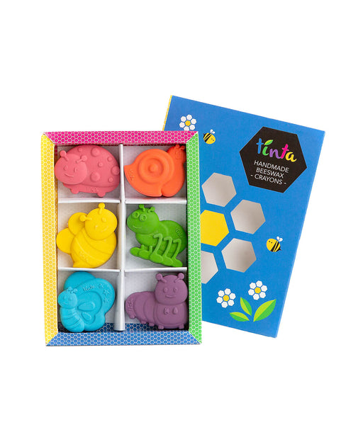 Tinta Beeswax Crayons - Garden Insect - 6 pack Tinta Crayons