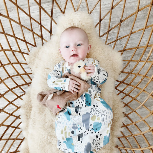 Apple Park Organic Blankie - Owl-Apple Park-Hello Charlie