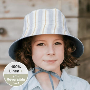 Bedhead Explorer Reversible Infant & Kids Classic Bucket Sun Hat - Spencer / Steele--Hello-Charlie