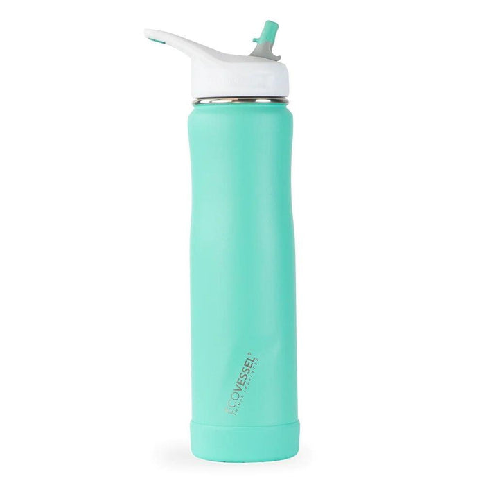 EcoVessel The Summit TriMax Triple Insulated Water Bottle with Straw - 700ml-Aqua Breeze-Hello-Charlie