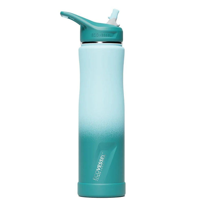 EcoVessel The Summit TriMax Triple Insulated Water Bottle with Straw - 700ml-Winter Storm-Hello-Charlie