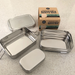 Ever Eco Stackable Bento Lunch Box 2 Tier + Mini Container - 1200ml-Hello-Charlie