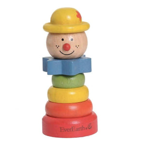 Everearth Stacking Clown - Yellow Hat--Hello-Charlie