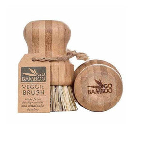 Go Bamboo Veggie Brush--Hello-Charlie