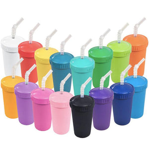 Re-Play Straw Cup with Reusable Straw--Hello-Charlie