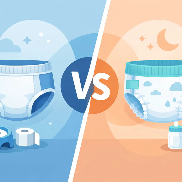 Training Pants vs Pull-Up Nappies