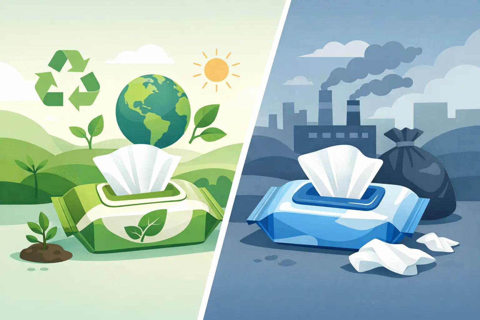 Biodegradable Wipes vs Regular Wipes