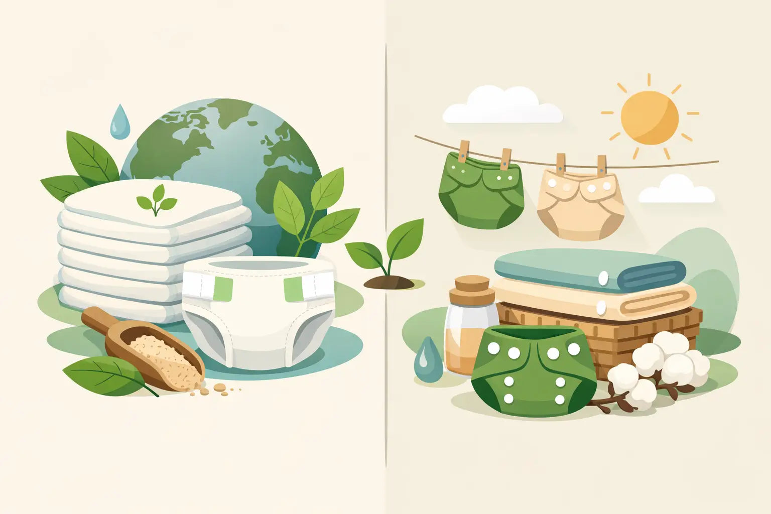 Eco Nappies vs Cloth Nappies