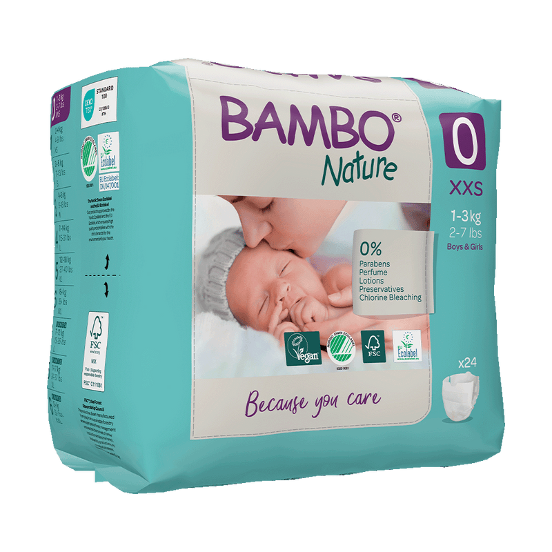 Bambo-Nature-Preemie-Nappies-Eco-Friendly-Safe-Perfect-for-Delicate-Skin Hello Charlie