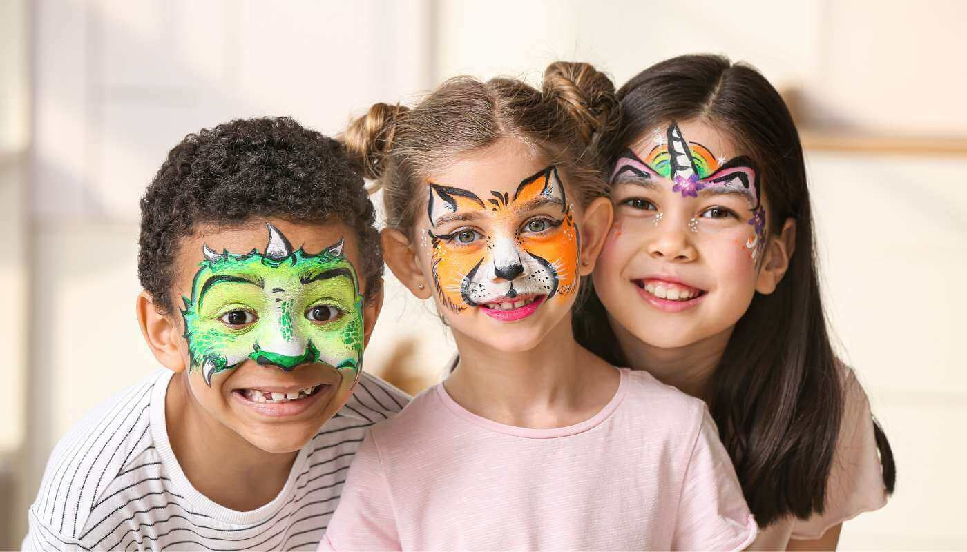 Facepainting Inspiration with No Nasties Natural Facepaints-Hello-Charlie