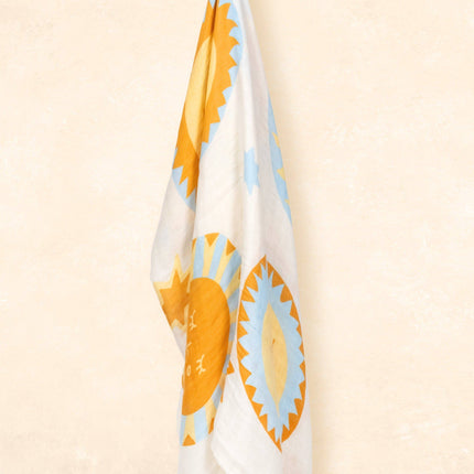 Kiin Baby Organic Muslin Swaddle - Sunny Day (Limited Edition): Sunny Day