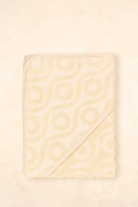 Hooded Beach Towel: Oat