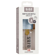 BIBS Glass Baby Bottle Complete Set 120ml Latex BIBS