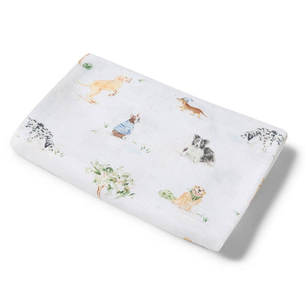 Snuggle Hunny Dog Park Organic Muslin Wrap