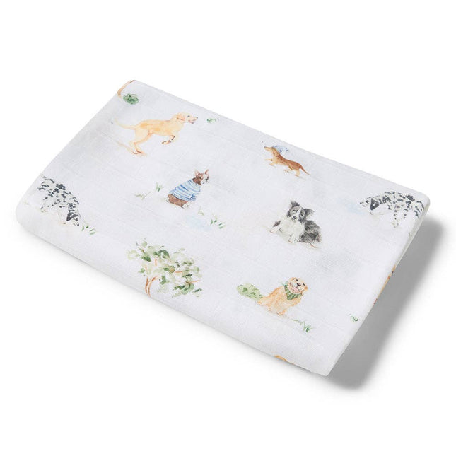 Snuggle Hunny Dog Park Organic Muslin Wrap