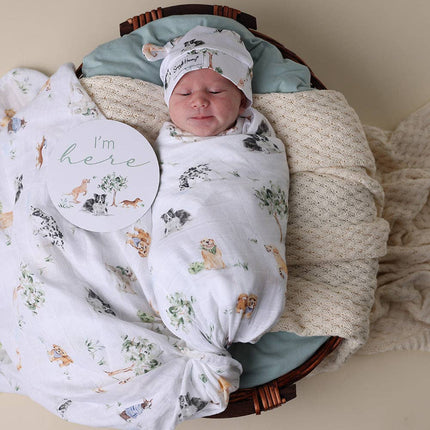 Snuggle Hunny Dog Park Organic Muslin Wrap