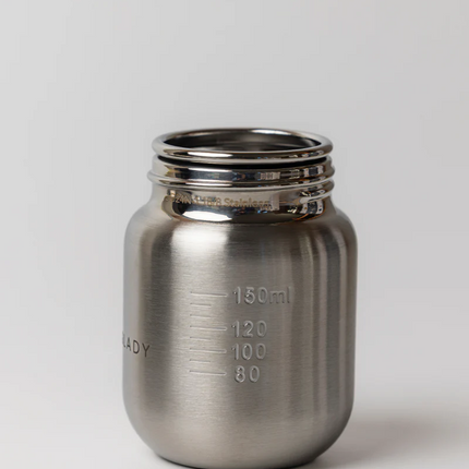 Lion & Lady Stainless Steel Feeding Bottle Single 210ml - Navy