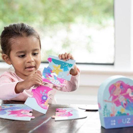 Crocodile Creek Mini Puzzle 12 pc  - Mermaid Dreams