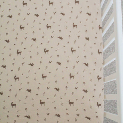 Fitted Cot Sheet Woodlands