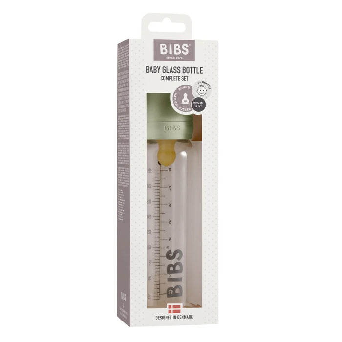 BIBS Glass Baby Bottle Set - 225ml
