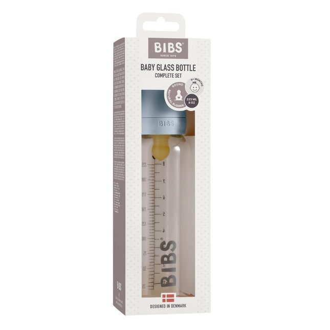 BIBS Glass Baby Bottle Set - 225ml BIBS