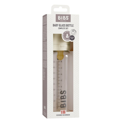 BIBS Glass Baby Bottle Set - 225ml BIBS