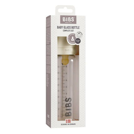 BIBS Glass Baby Bottle Set - 225ml BIBS