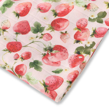 Snuggle Hunny Strawberry Organic Muslin Wrap