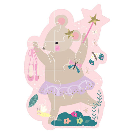 Floss & Rock 12pc Shaped Jigsaw Puzzle - Enchanted
