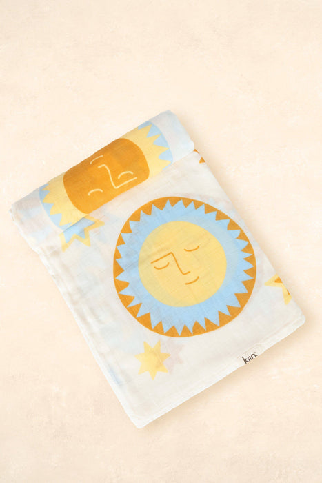 Organic Muslin Swaddle - Sunny Day (Limited Edition): Sunny Day