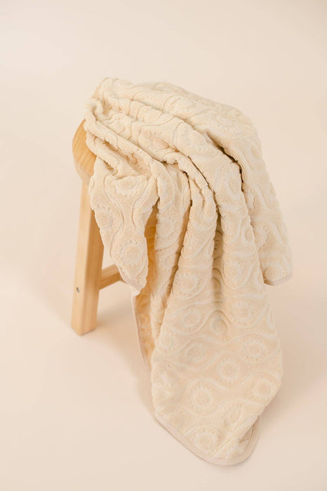 Hooded Beach Towel: Oat