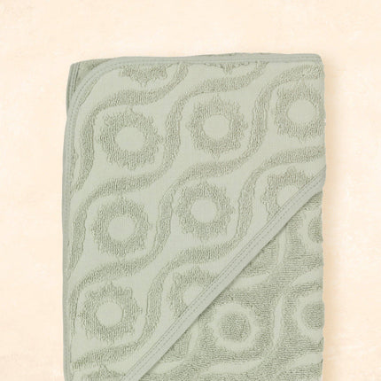 Kiin Baby Hooded Beach Towel: Sage
