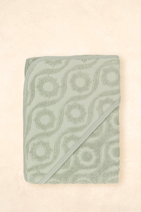 Hooded Beach Towel: Oat