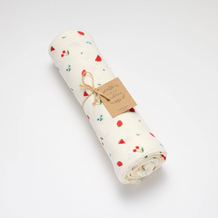 Organic Muslin Swaddle - Sweet Pickings