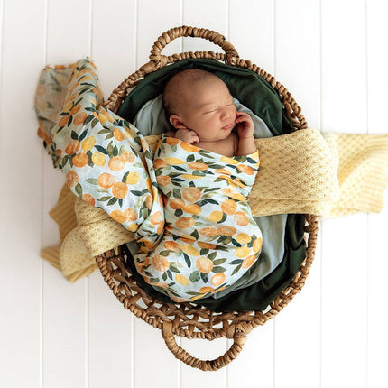 Snuggle Hunny Citrus Squeeze Organic Muslin Wrap