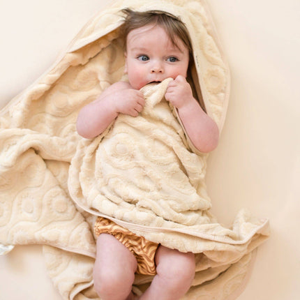 Kiin Baby Hooded Beach Towel: Sage