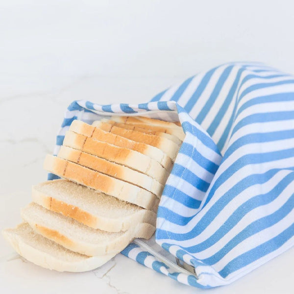 4MyEarth Reusable Bread Bag - Denim Stripe--Hello-Charlie