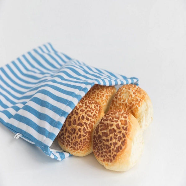 4MyEarth Reusable Bread Bag - Denim Stripe--Hello-Charlie