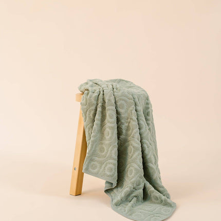 Kiin Baby Hooded Beach Towel: Sage