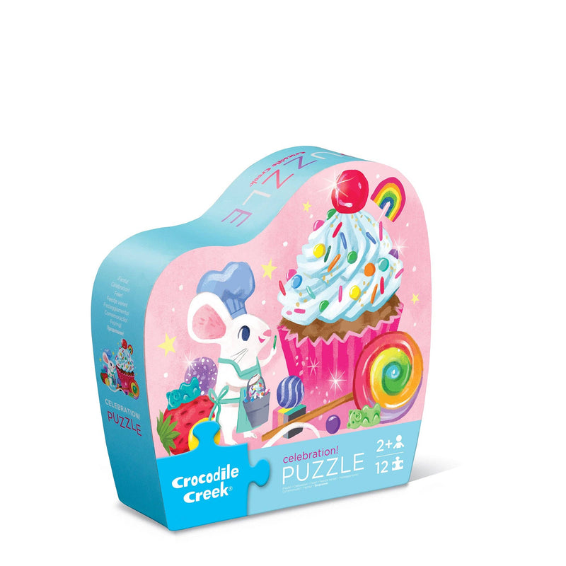 Crocodile Creek Mini Puzzle 12 pc - Celebration