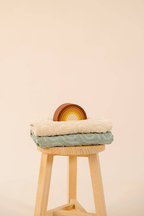 Hooded Beach Towel: Sage