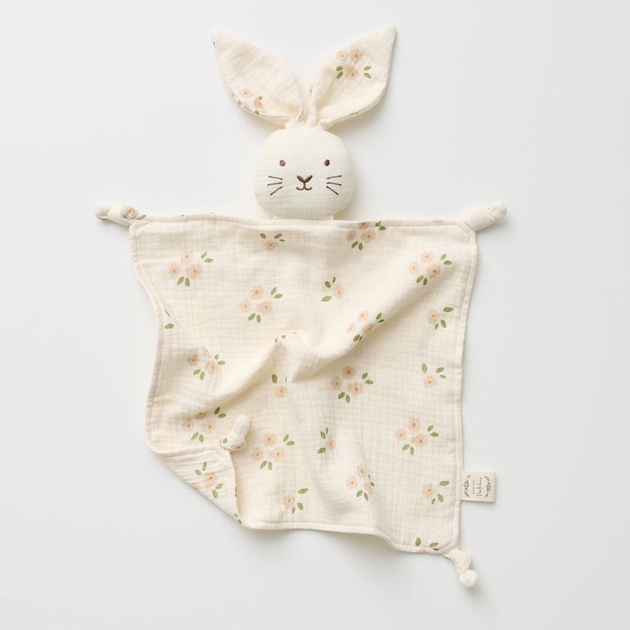 Organic Muslin Bunny Lovey Daisy print