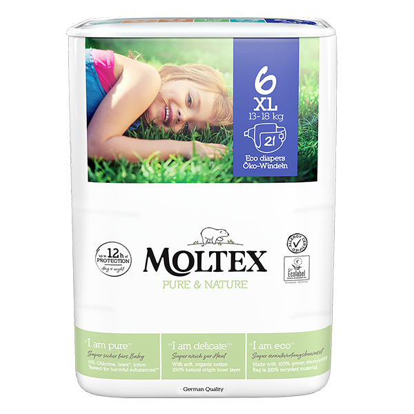 Moltex Eco Nappies XL Size 6