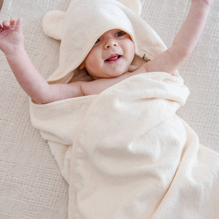 Kiin Baby Hooded Towel: Caramel