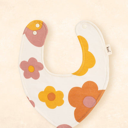 Kiin Baby Bamboo Cotton Dribble Bib: Sage